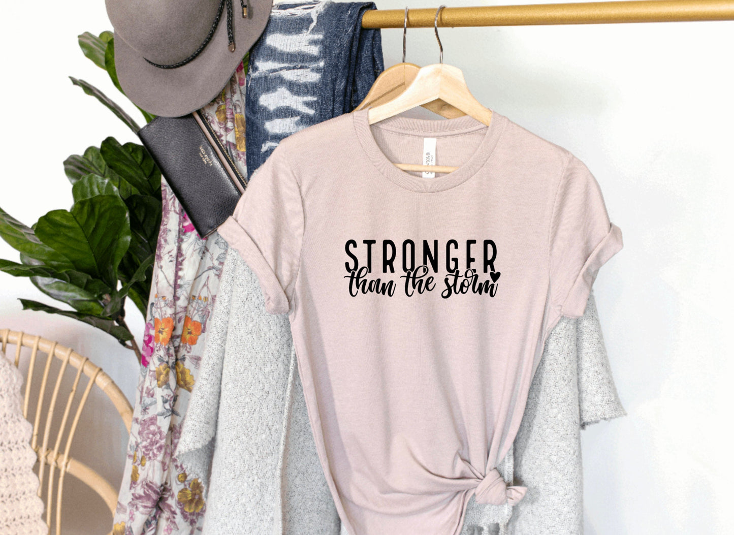 Stronger Than The Storm Graphic Tee